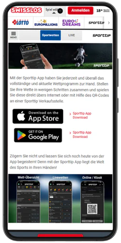 Sporttip page load in site